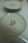 Vintage 1930s Child China Tea Set 19 Piece Made In Japan Gold Wheat Original Box