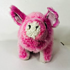 Pink Pig 12  Plush Handmade Peru Alpaca Fur Soft Stuffed Animal Toy Amorinka