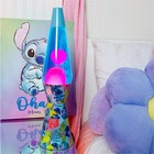 Stitch 16  Lava Motion Volcano Lamp  Pink Wax In Purple Liquid Fast  Shipping