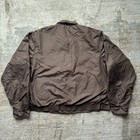 Mcgregor Nylon Anti-freeze Dark Brown Lined Vintage 1950s Bomber Jacket Size 52