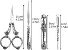 Embroidery Scissors And Case complete Vintage Sewing Tools With Needle
