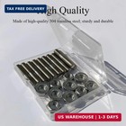 10set Exhaust Manifold Studs Kit  304 Stainless Steel Exhaust Manifold Bolts Com