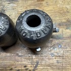  2  Durbin Horn Weights 1 5 Lb And 1lb Western Ranch Tool Clamp On Weight Round