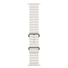 New Genuine Apple Watch Band - Ocean Band  49mm  - White - Regular  Open Box