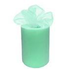 Mint Green Tulle Ribbon Decor - 6  X 100 Yards  Christmas  Wreath  Easter  Diy