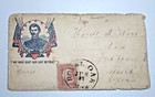 Civil War Patriotic Envelope Union General Mcclellan With 3 Cent Us Stamp Fp225