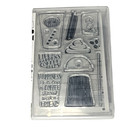 Stampin    Up  Coffee Cafe Clear Stamp Set Photopolymer Latte 143677 New