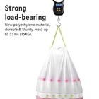 Extra Strong White Trash Bags With Drawstring  Multiple Sizes 90 Count  Kitch   