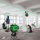 16 Lines Laser Level 360 Self Leveling 3d Green Beam Cross Line Remote Control