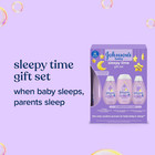 Johnson s Baby Sleepy Time Gift Set With Calming Bedtime Bath  Bedtime Lotion   
