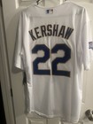 Nike Los Angeles Dodgers Clayton Kershaw  22 White World Series Mlb Jersey Xl