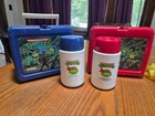 1989 Tmnt Teenage Mutant Ninja Turtles Lunch Box With Thermos