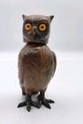 Vintage Breba Bobblehead Owl Bird Plastic Head Nodder Bobble Head Halloween Mcm