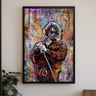 Michael Hutchence Of Inxs 18x24in Poster   Inxs Colorful Tribute Free Shipping