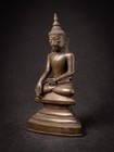 Antique Bronze Burmese Shan Buddha From Burma  myanmar   18th Century