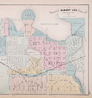 1874 Albert Lea Township - Minnesota Map Original  14x12  Freeborn County