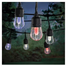 Hampton Bay Smart Black 12-light 24ft Indoor outdoor Plug In String Light Rgbw