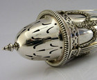 Heavy 196g Quality English Sterling Silver Sugar Caster On Stand Antique 1911