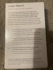 Ledger Nano X Crypto W  Free Required On The Go Cables hardware Kit  Brand New