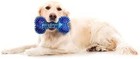 Dog Chew Toy - For Aggressive Chew  Relieves Anxiety   Stress  blue  Bone 