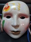 Vintage Mardi Gras Ceramic Mask 7   6 