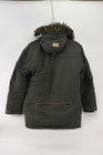North Sportif Boys Winter Full Zip Hooded Faux Fur Trim Jacket Size 16 18