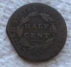 1810 1 2c Classic Head Half Cent Early Rare Key Date Vg Fine Rim Clip As Struck