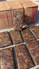21 Mcm Vtg 70s Franciscan Ceramic Tile Mid-century Modern Espresso Brown Gloss