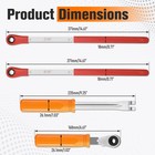 4 Pcs Automatic Slack Adjuster Release Tool Set Heavy Duty Repair Kit Orange