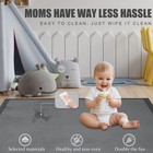 50x50x 1 2  Memory Foam Playpen Mat Thick Play Mat For Baby Non-slip Area Rug