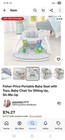 Fisher-price Portable Baby Seat With Toys  Baby Chair For Sitting Up  Sit-me-up 