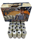 John Wayne Beer Original Coors Cans And Case 24-pack Vintage Rare Clean - Empty
