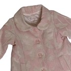 Biscotti Jacket Coat Baby Girl Infant Dressy Ruffle Pink Silver 6 Month