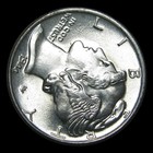 1944-d Mercury Dime Silver ---- Gem Bu  Fb Condition Stunning ----  pp838