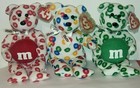 Ty Beanie Baby - Set Of 3 M m s  Red   Green The Bears  walgreen s Excl   Mwmts