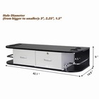 Reshable Wall-mount Salon Station Cabinet Barber Beauty Spa Salon Equipment