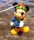 Vtg 2017 Hallmark Disney Mickey Mouse Ice Skating Christmas Ornament Polyresin 