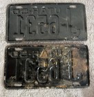 Vintage 1950 Utah License Plate Set