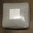 Hotel Collection Prism Matelasse 3-piece Cotton Comforter Set Charcoal Gray King