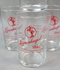 Vintage Leinenkugel Beer Advertising Tavern Chippewa Falls Small Glass Lot Of 4