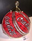 Coca Cola Red Spiral Glass Tiffany Style Lamp Shade