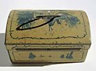 Antique Marklin German Tin Miniature Kitchen Blue White Lunch Box Choice