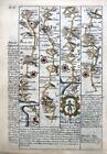 Devon Cornwall Plymouth Looe By Emanuel Bowen C1720 Genuine Antique Map