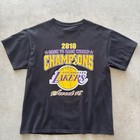 Vintage Kobe Bryant La Lakers Shirt Back 2 Back The Finals Mvp 2009 2010 Medium