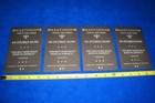 Mastadon 4x Promo Sticker Lot For Crack The Skye Cd 12   lp brann Dailor 2009