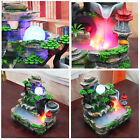 Garden Ornament Fountain Waterfall Indoor Table Top Water Feature Led Lights