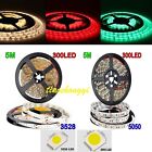 Super Bright 5m 2835 5050 5630 Smd 300 Led Flexible Strip Light Dc 12v White Red