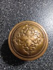 Antique Door Knob Ornate Cast Brass 