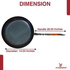 Heavy Duty Functional Medieval Outdoor Camping Hand Forged Folding Frying Pan