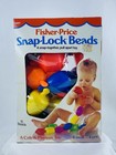 15 Fisher-price 0667 Snap-lock Beads 1985 Crib   Playpen Toy Nos Sealed Original